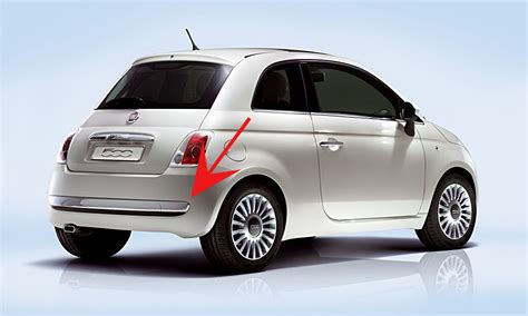 Rear Bumper Chrome Inset Strip For 2012 Fiat Fiat 500 Forum
