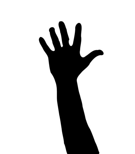 Silhouette Hand Reaching Up Free Clip Art Hand Silhouette Clip Art