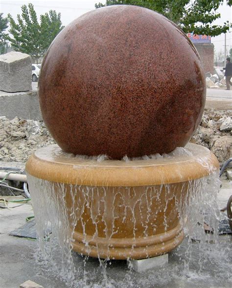 Floating Ball Fountain Granite Sphere Ball Fountains Floating Stone