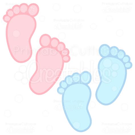 Baby Footprints Free Svg Cuts And Clipart