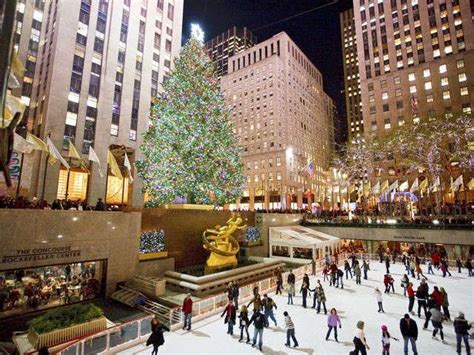 10best Places To See Holiday Lights In Nyc Rockefeller Center Ice