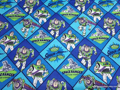 An Image Of The Buzz Lightyear Characters On Blue Background With Green