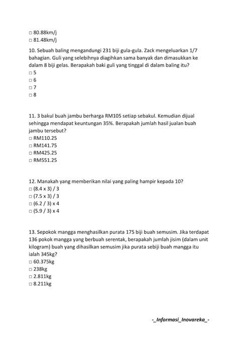 Contoh soalan dan panduan peperiksaan pegawai tadbir n41 (rekod perubatan). Contoh Soalan Peperiksaan SPA Pembantu Operasi N11 2019