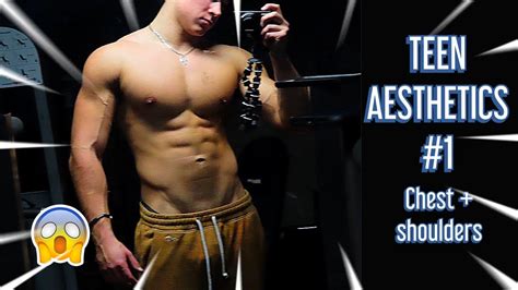 Chestshoulder Workout For Mass My Vision Teen Aesthetics Ep1