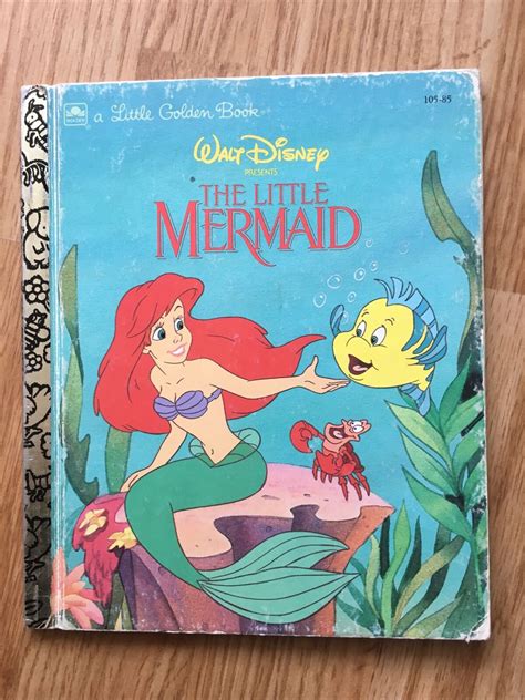 A Little Golden Book Walt Disney Presents The Little Mermaid 1992 Ebay