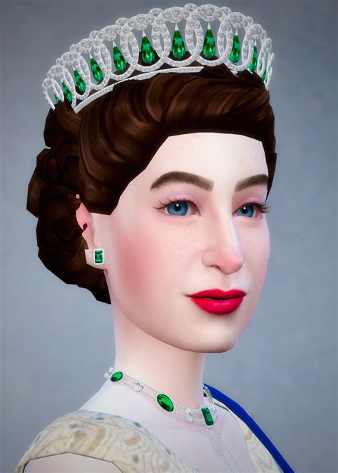 Historical Sims Queen Elizabeth Ii Ca 1956 Thesims