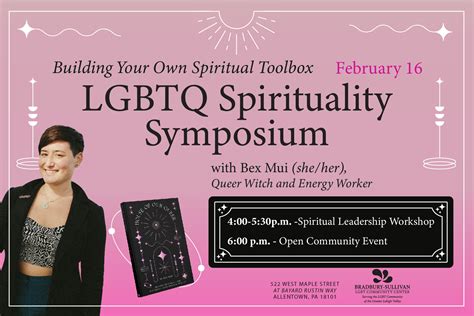 2023 lgbtq spirituality symposium building your own spiritual toolbox with queer witch and energy