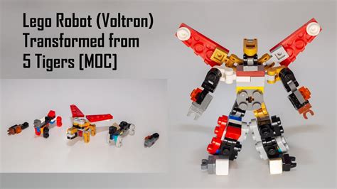 Moc Lego Mini Voltron From My 4 Years Old Son Youtube