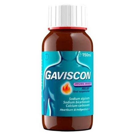 Gaviscon Liquid Heartburn And Indigestion Relief Aniseed Flavour 150ml