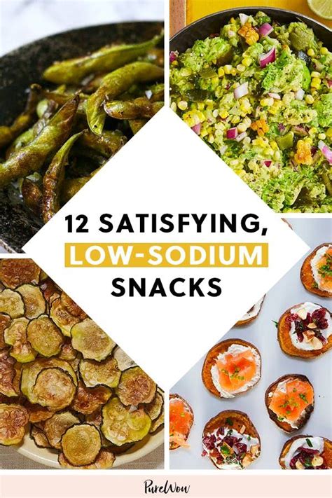 Find great low sodium recipes, rated and reviewed for you, including the most popular and newest low sodium recipes such as mango raspberry sorbet, oat banana cookies, roasted parsnips, baked sweet pears and mashed cauliflower. 12 Low-Sodium Snacks That Are Still Satisfying (With ...