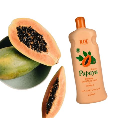 Rdl Papaya Whitening Lotion For Hands And Body Cosmeticslk