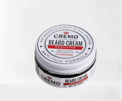 Cremo Medicated Beard Cream Anti Itch Formula For Beard Scruff 2 Oz