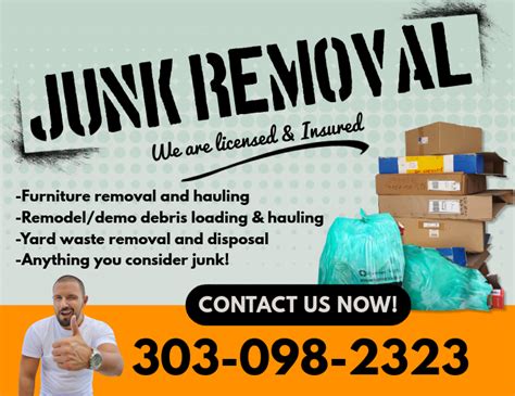 Junk Removal Flyer Template Postermywall