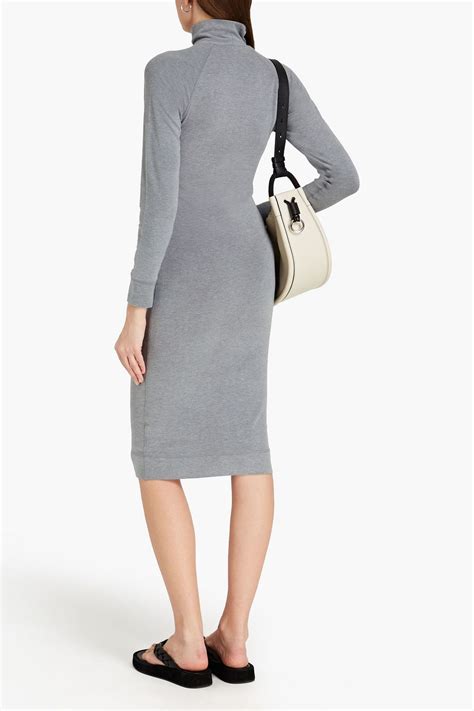 James Perse Stretch Jersey Turtleneck Dress The Outnet