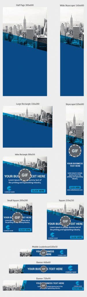 Corporate Animated Banner Template Psd Gif Web Banners Template Inside Animated Banner Template