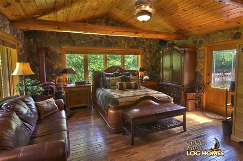 2016 comes with its new trends and approach for log home master bedrooms. Golden Eagle Log and Timber Homes: Log Home / Cabin ...