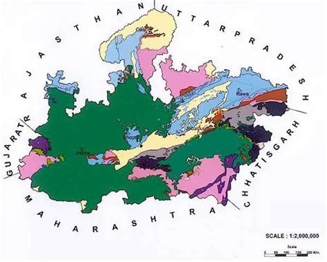 Geological Map Of Madhya Pradesh Mapsofnet