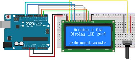 Como Usar Display Lcd 20x4 Com Arduino Projetos Arduino Arduino E