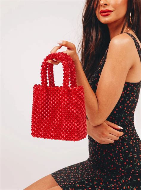 New Arrivals Princess Polly Beaded Bags Pearl Bag Bags