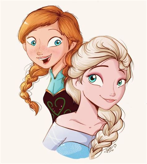 Anna And Elsa By Heeyjayp17 On Deviantart Frozen