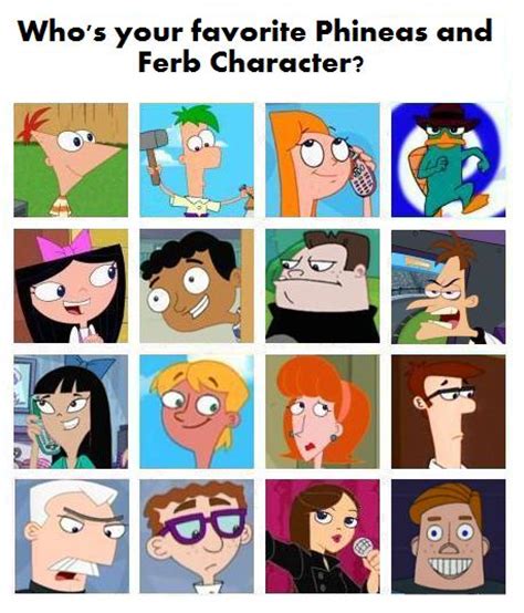 Favorite Phineas And Ferb Character By Leaderinblue84 On Deviantart