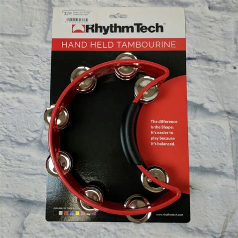 Rhythm Tech Rt1030 Tambourine In Red Evolution Music