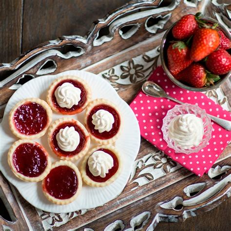 Cream Tea Strawberry Jam Tarts Baking Mad