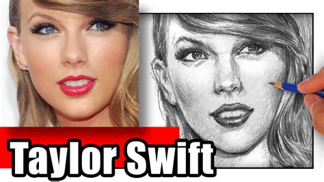 How To Draw Taylor Swift Youtube