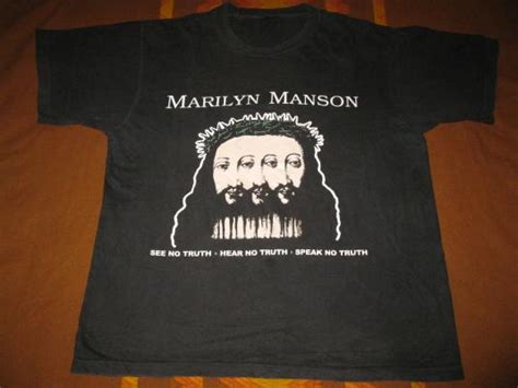 Marilyn Manson Believe Vintage T Shirt Defunkd