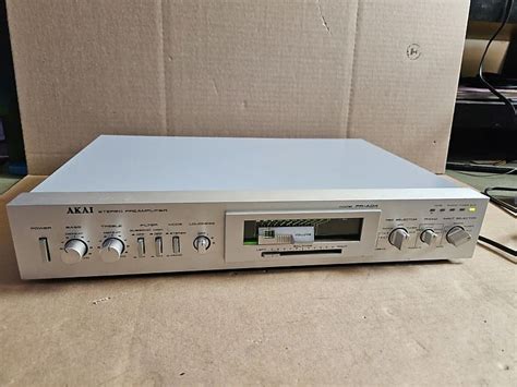 Vintage Rare Akai Pr A04 Stereo Pre Amplifier Tested And Reverb