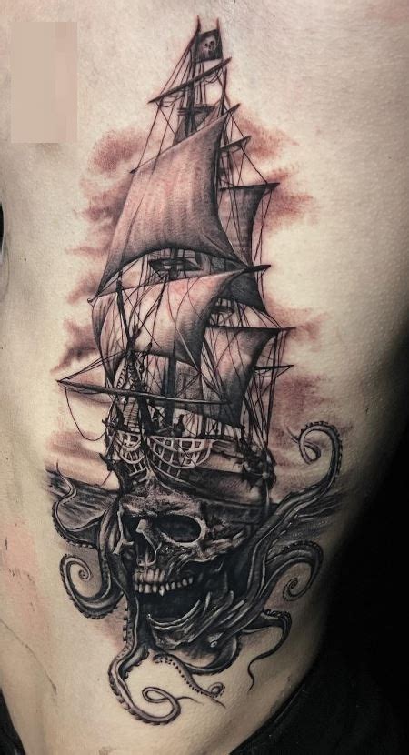 Discover More Than Traditional Pirate Ship Tattoo Best In Cdgdbentre