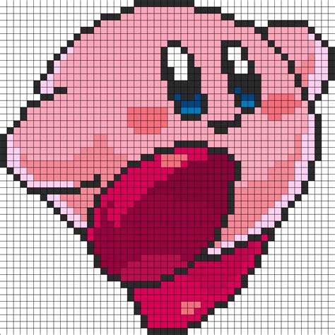 Kirby Pixel Art Kirby Kandi Pattern Your