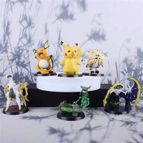 6pcsset Poke Mon Pikachu Pet Charizard Blastoise Venusaur Toy Anime