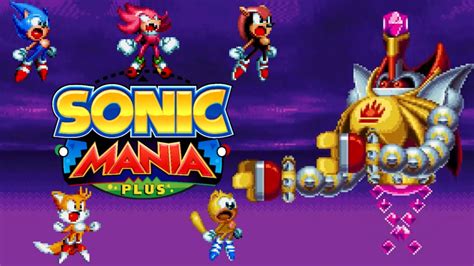 Sonic Mania Plus All Characters Vs Egg Reverie Youtube