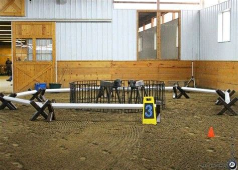 Working Equitation Obstacles Animal Pen Barrel Racing Saddles Barrel