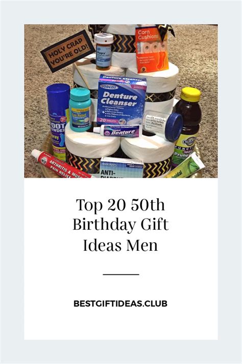 Unique gifts often incorporate signing his name gift givers could also choose to pamper your 50th birthday guy in premium luxury with the men's. Top 20 50th Birthday Gift Ideas Men #moms50thbirthday ...