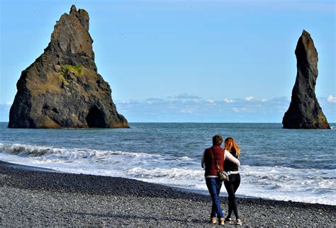 Sea Stacks At Reynisfjara In South Iceland Encircle Photos