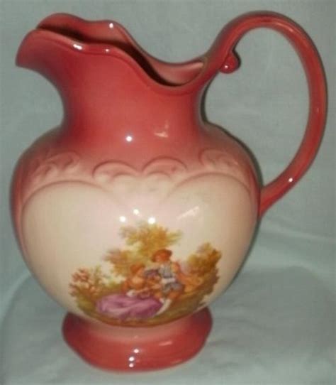 English Porcelain A Kh Pottery Staffordshire Jug And Basin