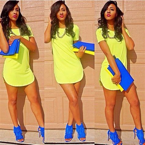 Classy Neon Party Outfit Bestbuzz