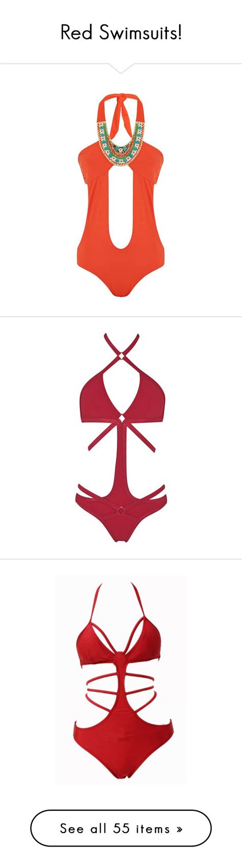 Red Swimsuits Red Swimsuit Fashion Swimsuits