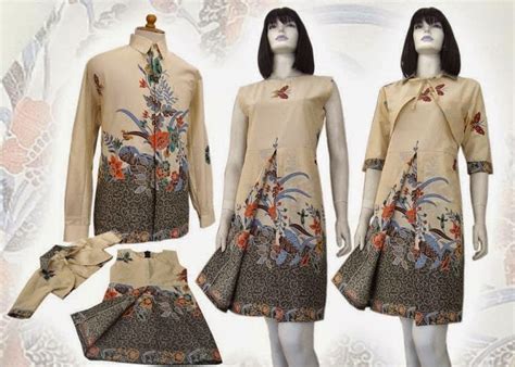 Desain baju batik wanita modern. Aneka Model Baju Gamis Batik Terbaru Untuk Pesta