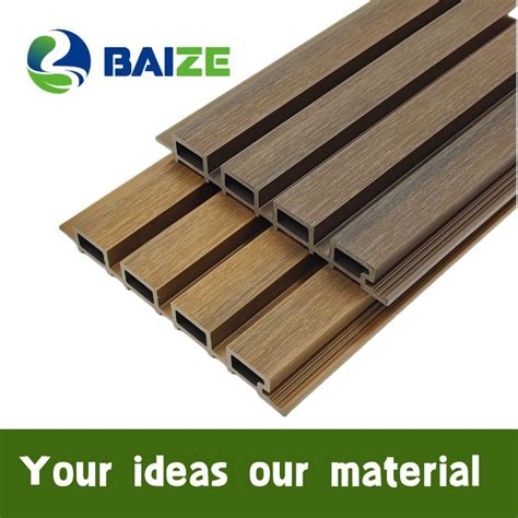 Exterior Co Extrusion Wall Cladding Decorative Panels Wall Wood Plastic