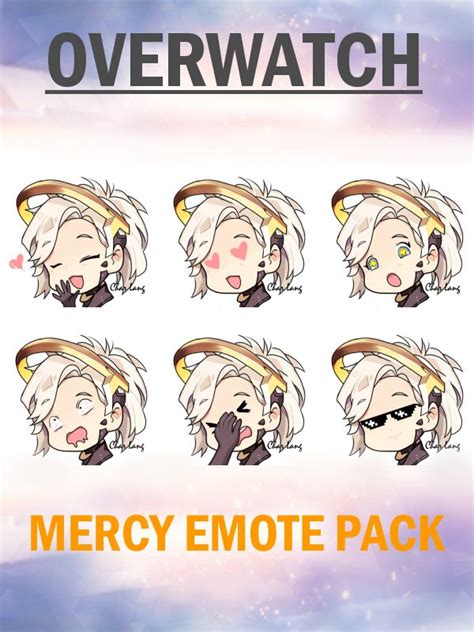 Mercy Emote Pack By Crazyhappyneko On Deviantart