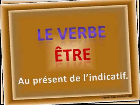 Le verbe répondre à tous les temps et tous les modes : Verbe ÊTRE - FLE - YouTube