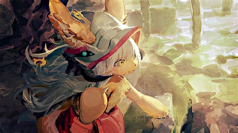 Female Character With Gray Hat Painting Made In Abyss Nanachi Made