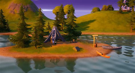 One task will ask you to catch fish at heart lake. Fortnite Lake Canoe Location: Where to Dance at Lake Canoe ...