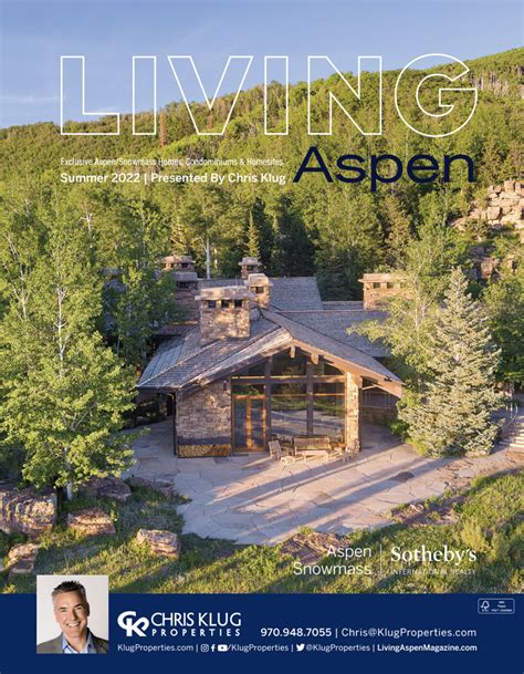 Living Aspen Magazine Aspen Lifestyle And Real Estate Chris Klug