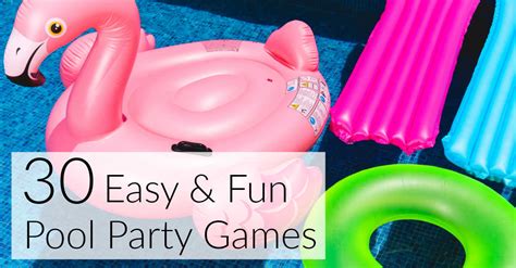 30 Easy Pool Party Games For All Ages Fun