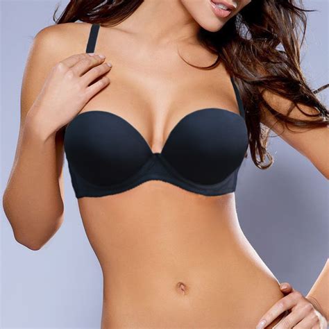 super boost thick padded extreme push up bra women s multiway strapless lingerie ebay