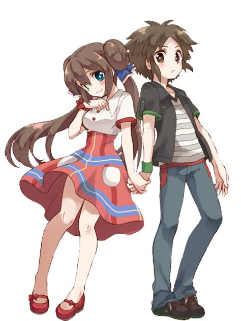 Pokemon Render Mei And Kyouhei By Nadiamiki On Deviantart